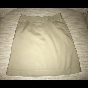 Banana Republic Khaki Pocketed Mini Skirt - Size 4